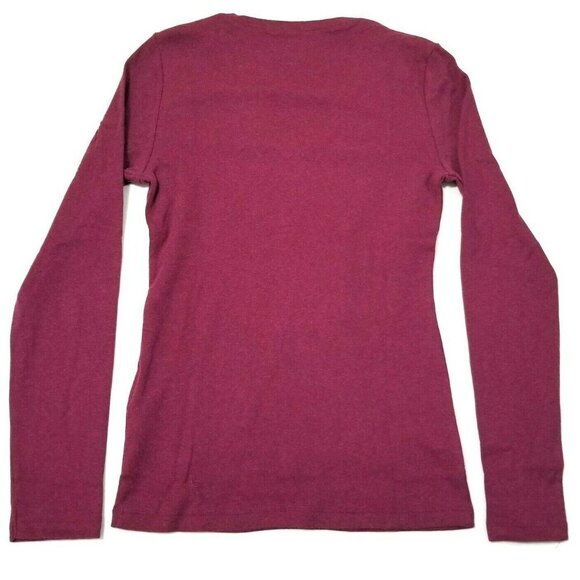 Tommy‎ Hilfiger Women's T-Shirt Long Sleeve Solid - Picture 3 of 7